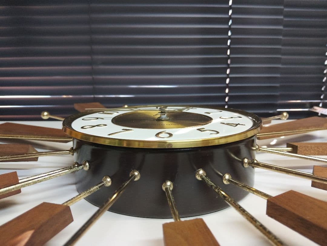 ヴィンテージ　GENERAL ELECTRIC 　サンバースト掛時計