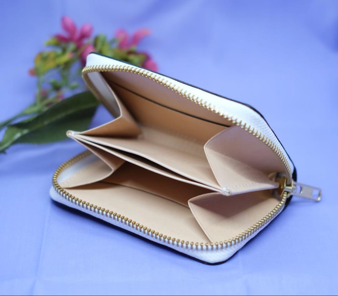 ルガトショルダー レザー ラウンドファスナー ミニウォレット