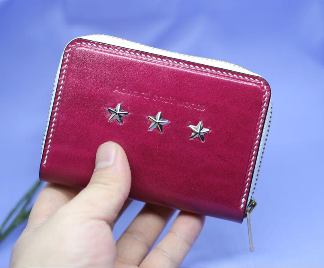 ルガトショルダー レザー ラウンドファスナー ミニウォレット