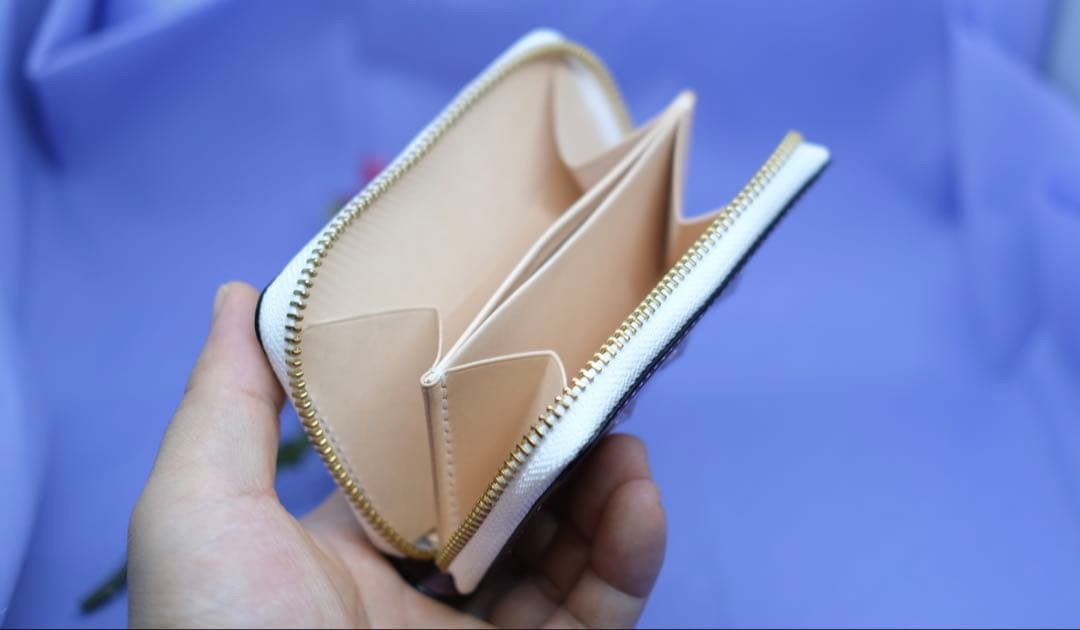 ルガトショルダー レザー ラウンドファスナー ミニウォレット