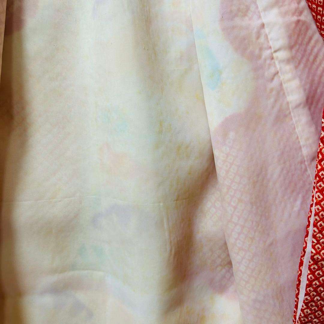 No.2 七五三　3歳　　正絹被布フルセット　　本総絞り　訳あり