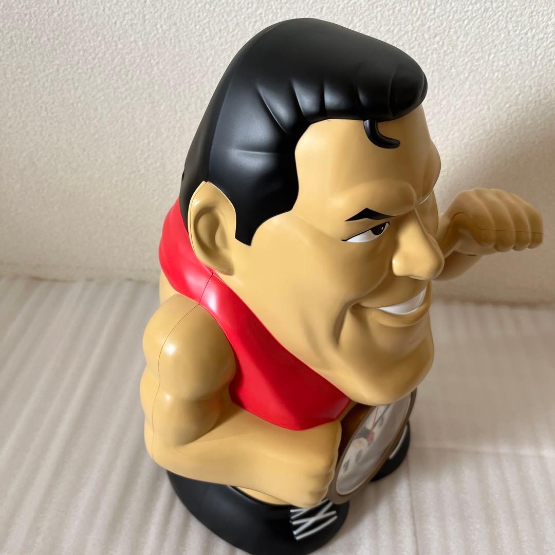 【かみみや】アントニオ猪木目覚まし時計ビックサイズアラーム 単三電池４本付