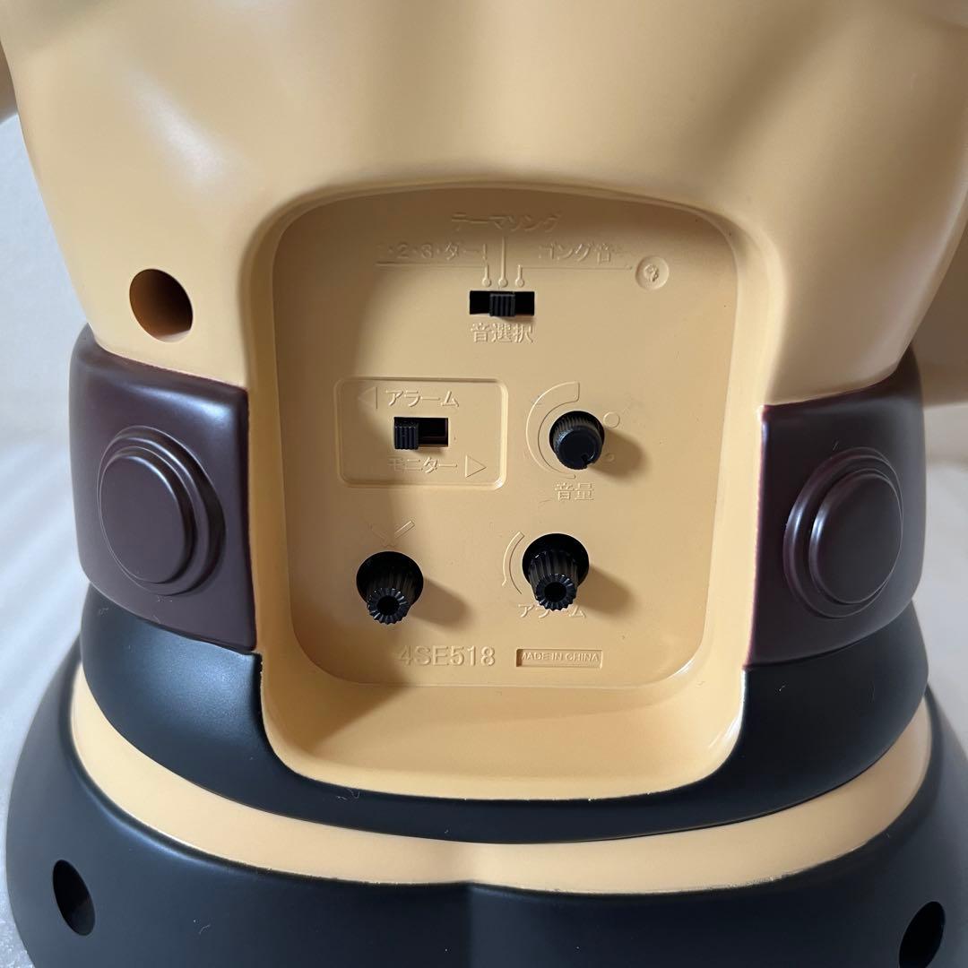 【かみみや】アントニオ猪木目覚まし時計ビックサイズアラーム 単三電池４本付