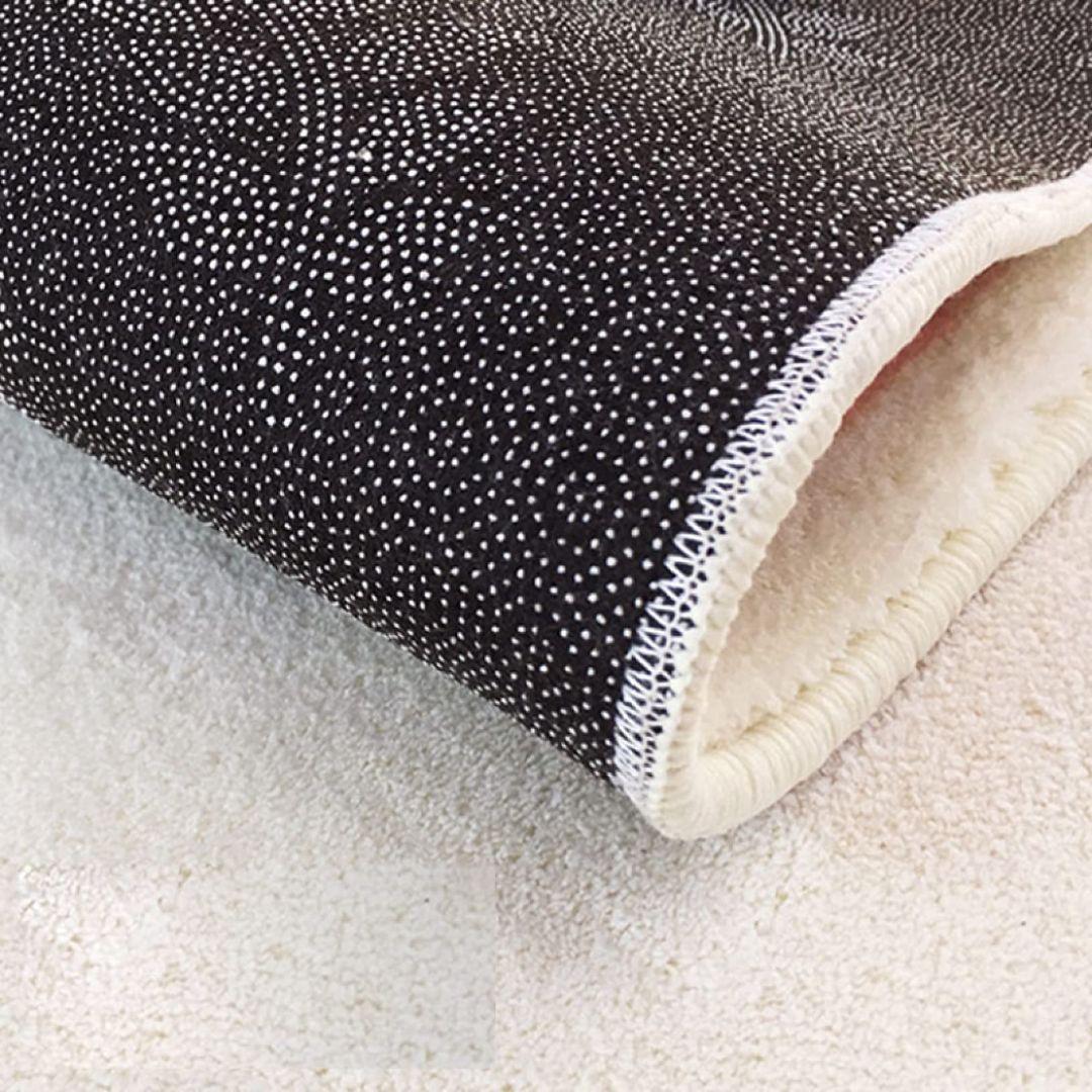 カラー ラグ 140*140cm カーペット モダン おしゃれ 滑り止