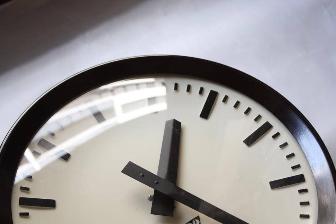 超希少！バックカバー付き！early60’s！厚さ9cm パラゴトロン 壁時計