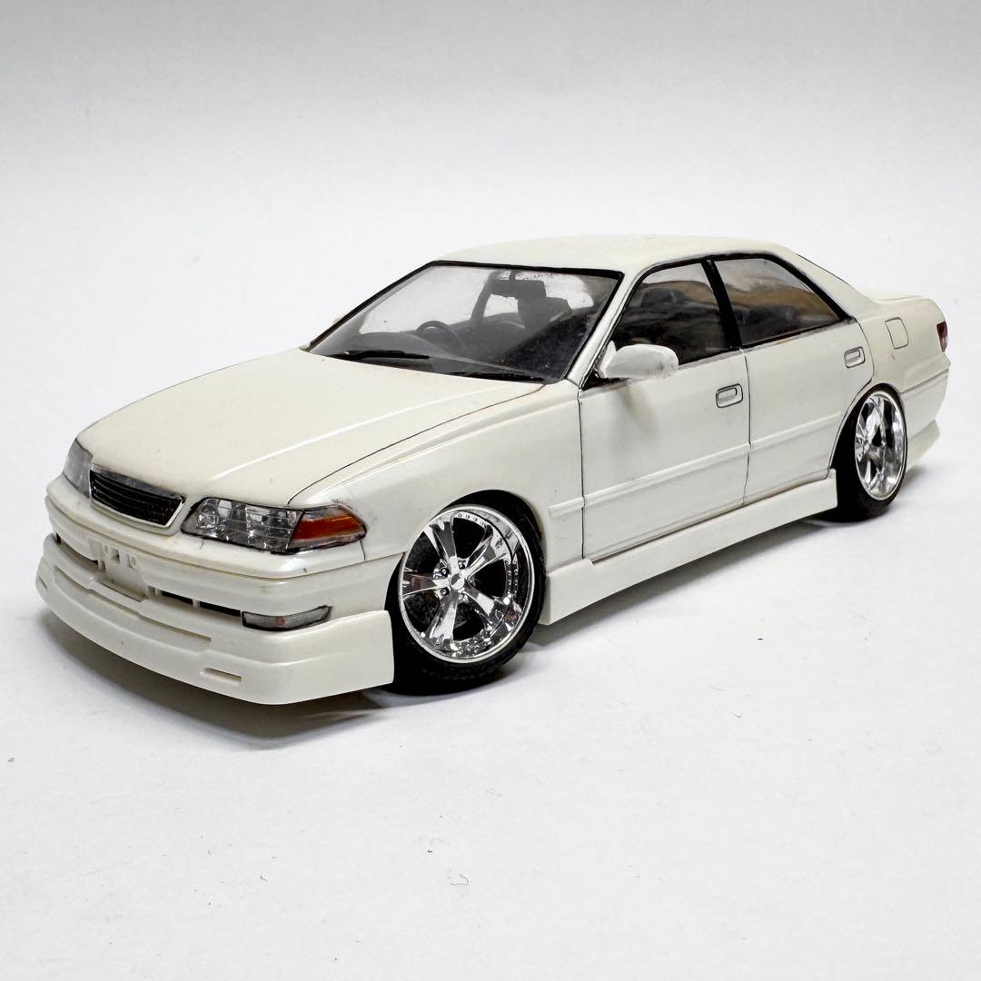 アオシマ 1/24 トヨタ マークⅡ JZX100 完成品 - メルカリ