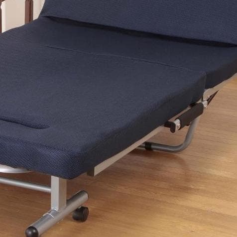 折りたたみ式 ソファベッド (組立不要) (ネイビー)