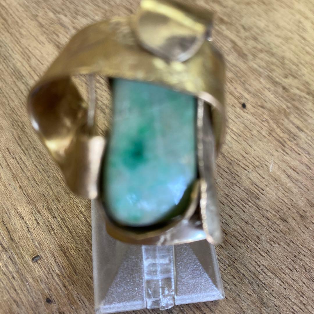 糸魚川翡翠リング彫金