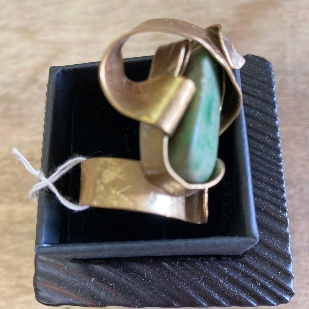 糸魚川翡翠リング彫金