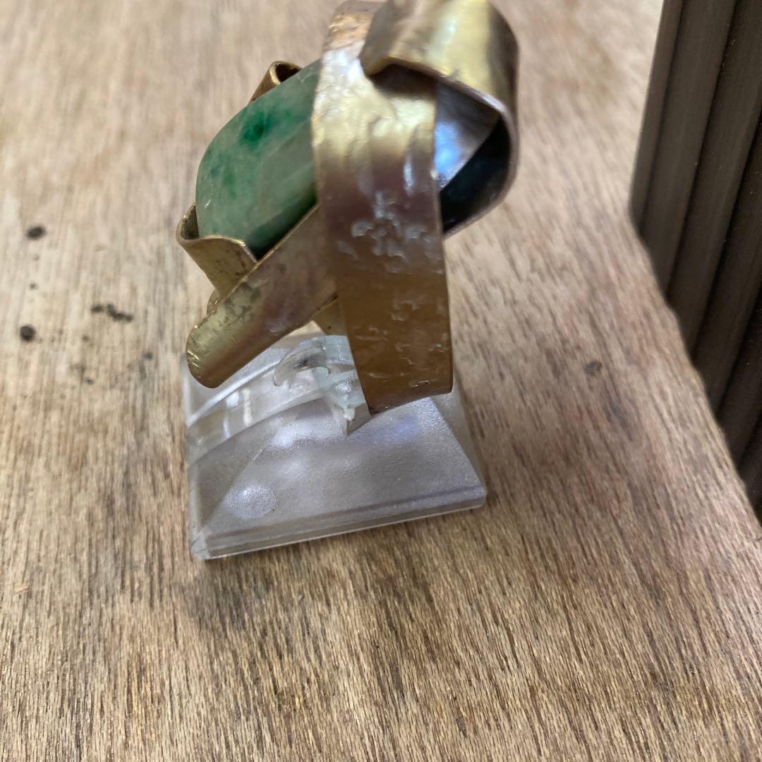 糸魚川翡翠リング彫金