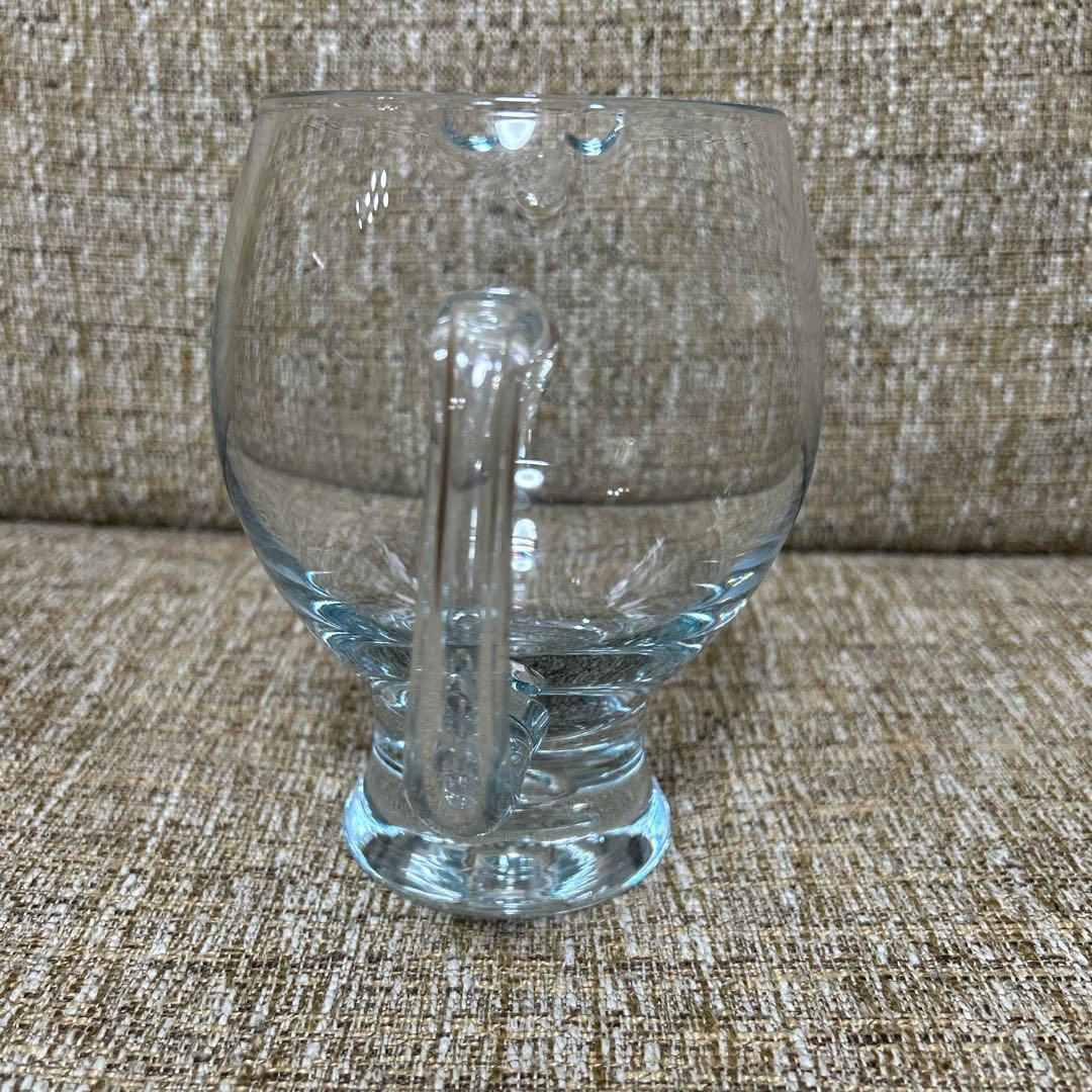 HOLME GAARD ブルーとクリアーのガラスのヴィンテージデキャンタ4つ