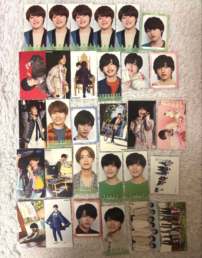 なにわ男子 デタカ厚紙 まとめ売り - メルカリ