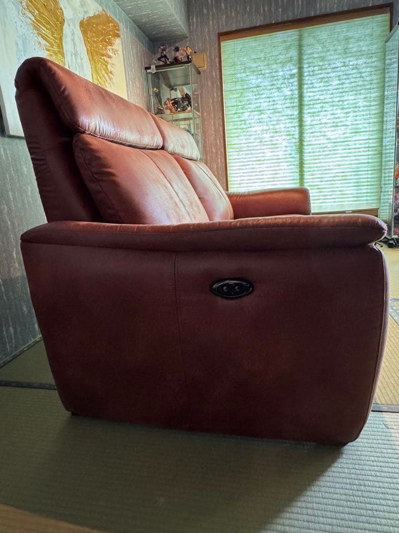 東京インテリア 電動リクライニング2人掛けソファ