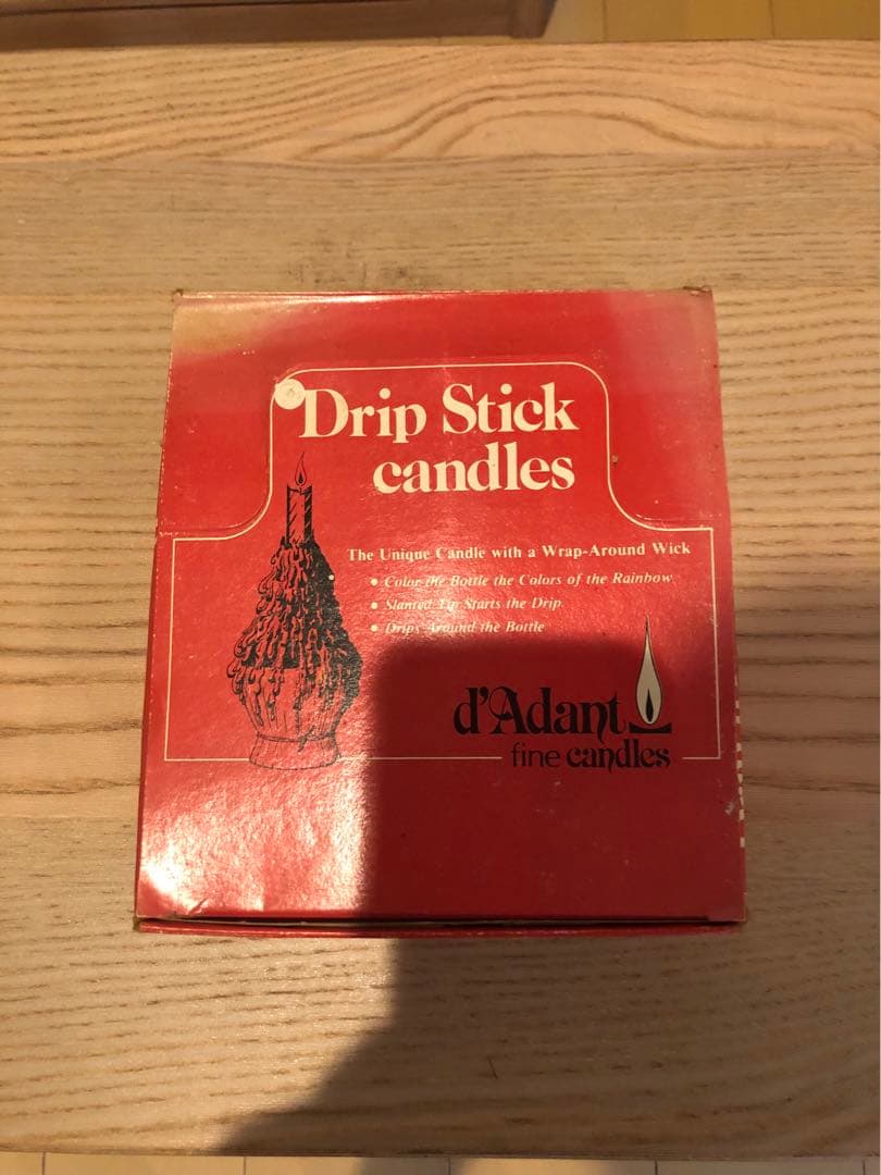 70's DEAD STOCKビンテージ壁掛けミラー&ドロップキャンドルスタンド