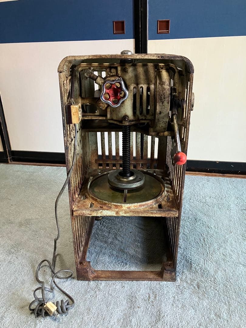 アンティーク　電動かき氷機　初雪