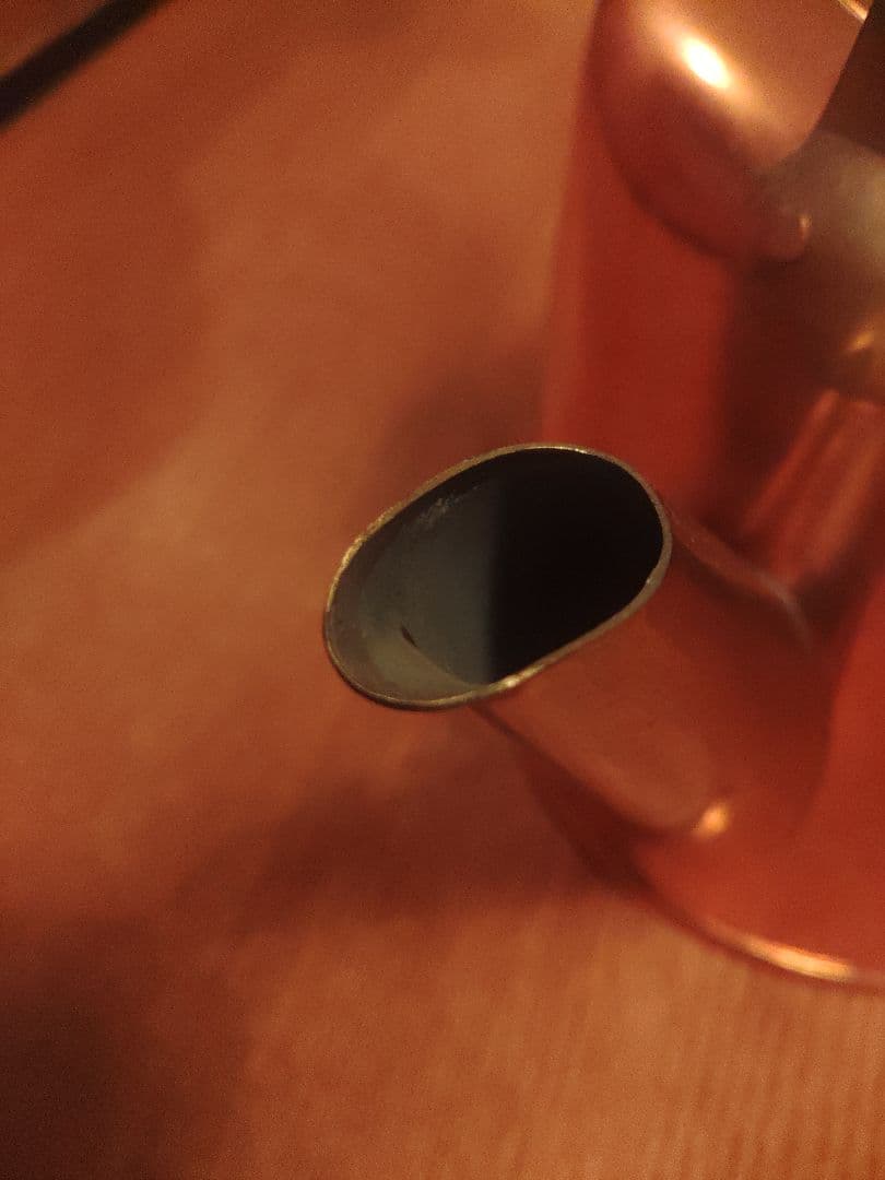 未使用　北欧 銅製ケトル やかん　2.0L　キングカパー　金芝