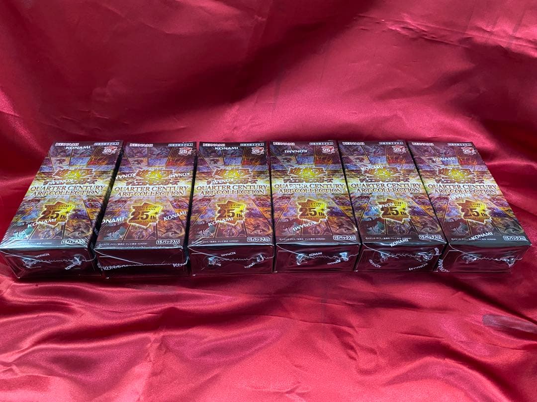 遊戯王　クオーターセンチュリーアートコレクション　6BOX