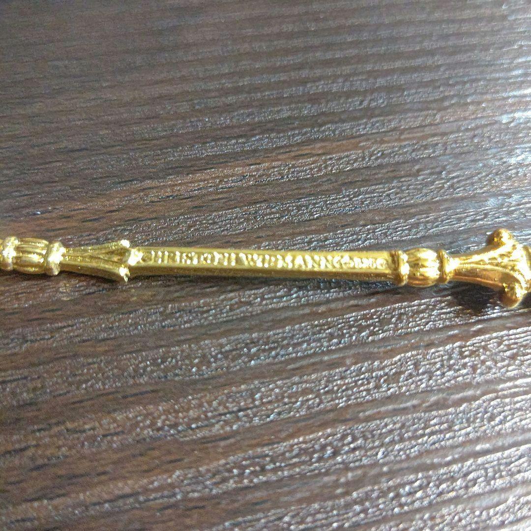新古品CHRISTOPHWIDMANNクリストフウィドマン銀製スプーン 金仕上げ