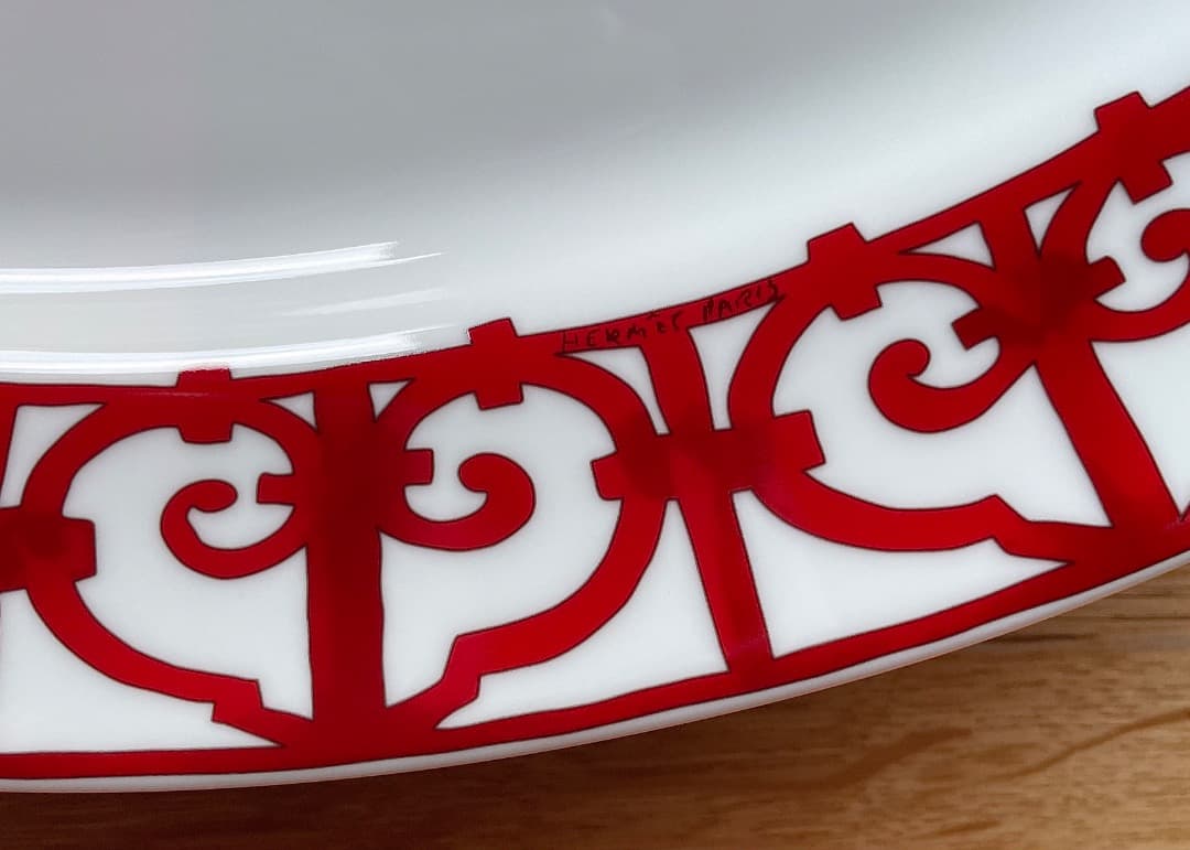 新品稀少　エルメス「ガダルキヴィール」オーバルプレート 大皿 GMサイズ