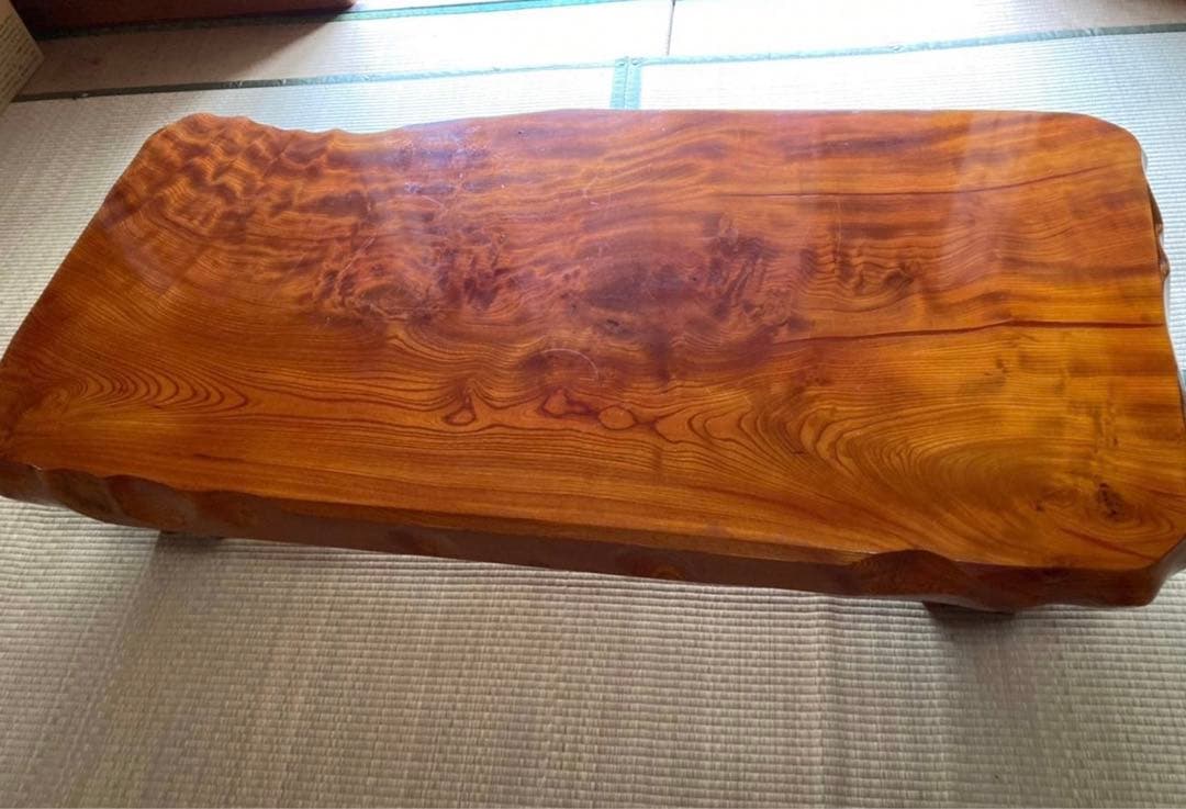 欅一枚板　テーブル　送料込み