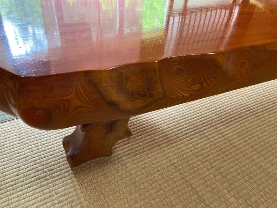 欅一枚板　テーブル　送料込み