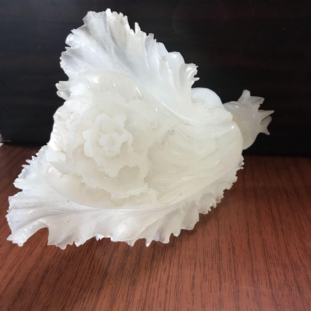 寿山石か玉石か？白菜(百歳　健康長寿縁起置物