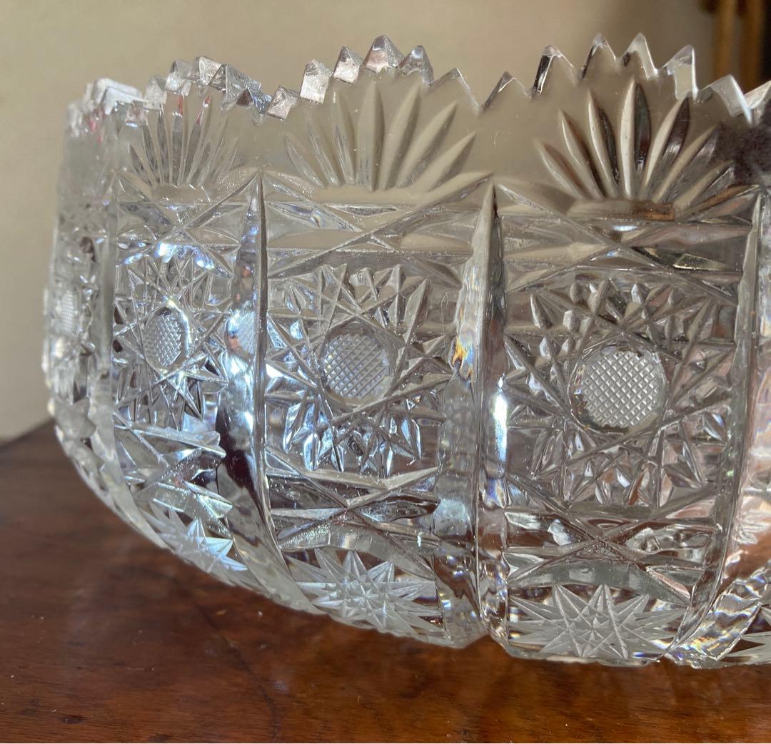 特大 クリスタルボウルLAUSITZERドイツ磁器BLEIKRISTALL24% - メルカリ