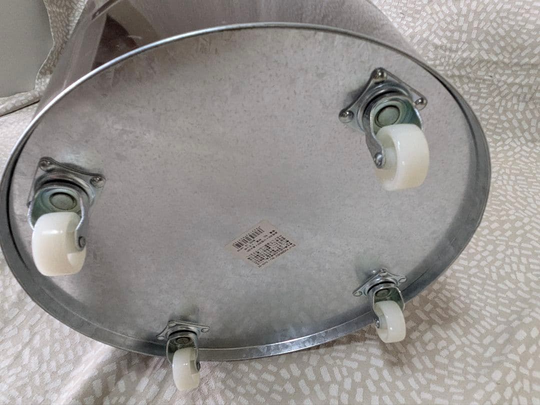 OBAKETISE ストライプデザイン ごみ箱 蓋付き3個セット(42リットル)