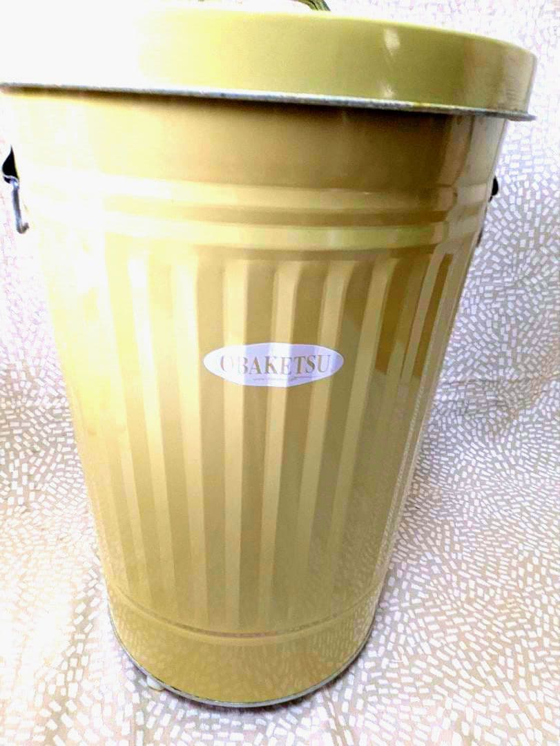 OBAKETISE ストライプデザイン ごみ箱 蓋付き3個セット(42リットル)