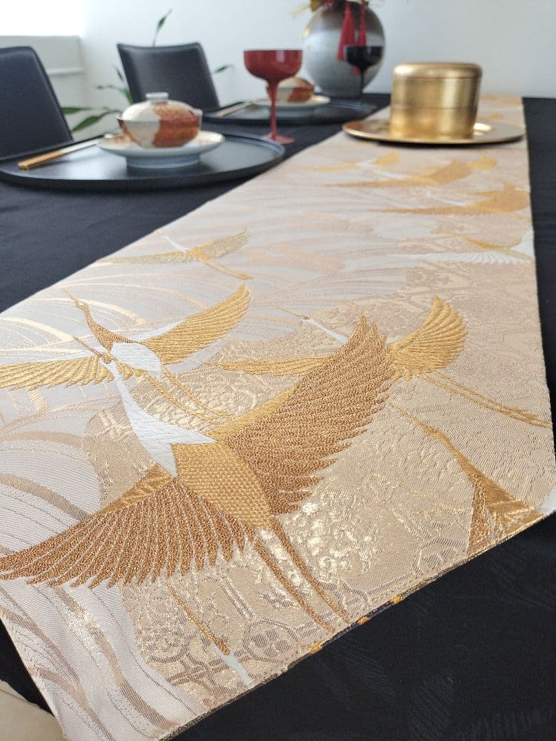 A962☆逸品‼️全通帯‼️ひな祭り‼️テーブルランナー2m13cm - メルカリ