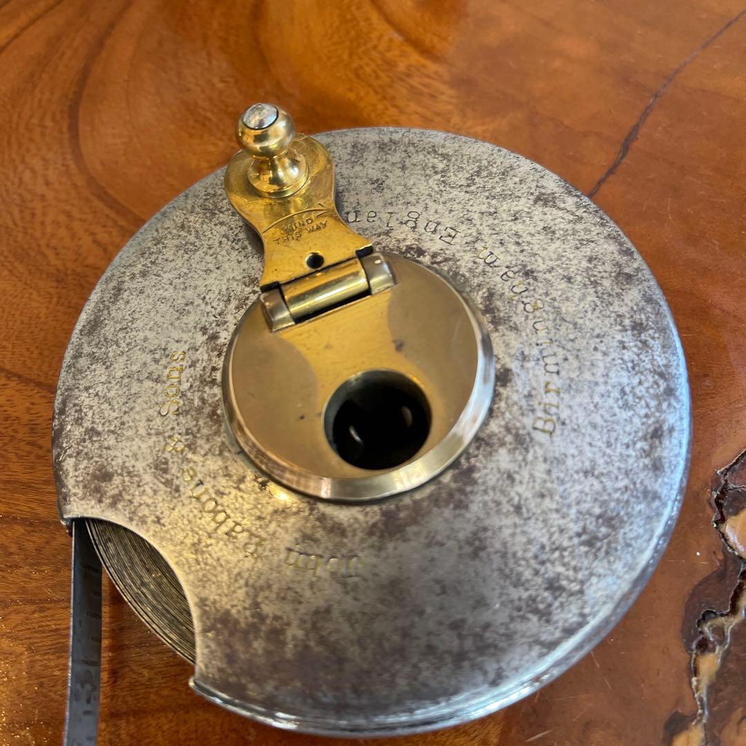 John Rabone & Sons社製のアンティーク メジャー　手巻き