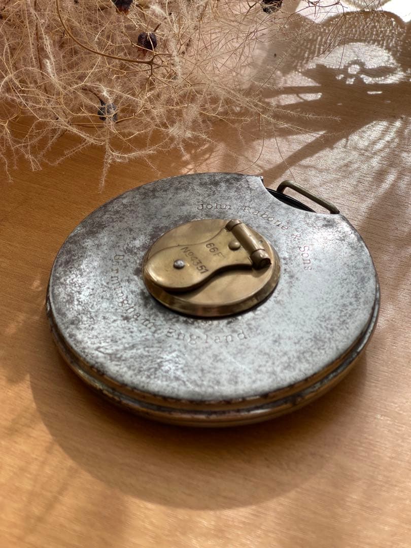 John Rabone & Sons社製のアンティーク メジャー　手巻き