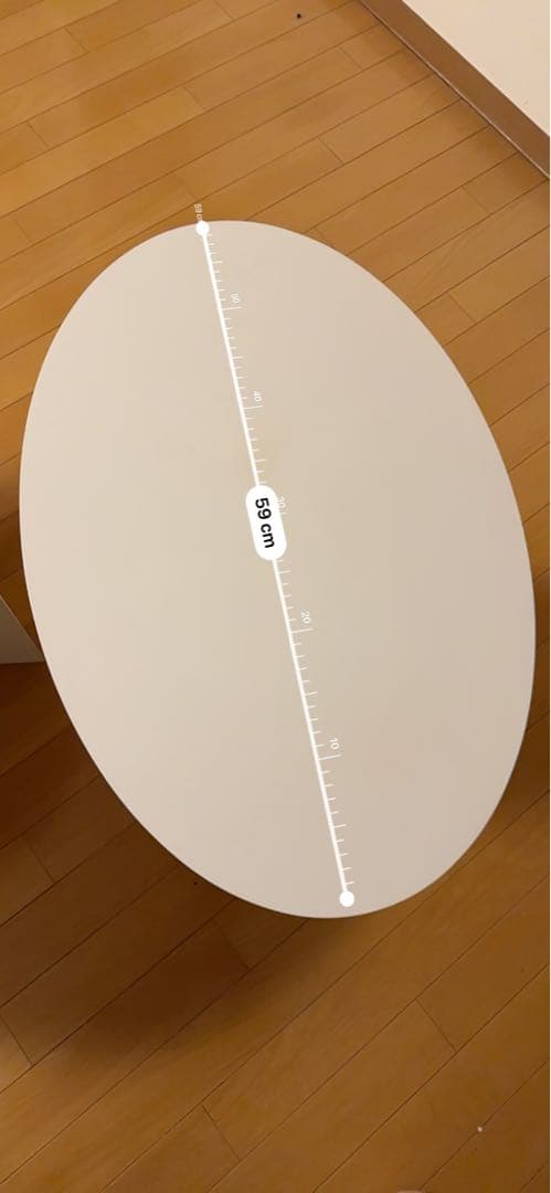 モダンデザイン ローテーブル （ホワイト）