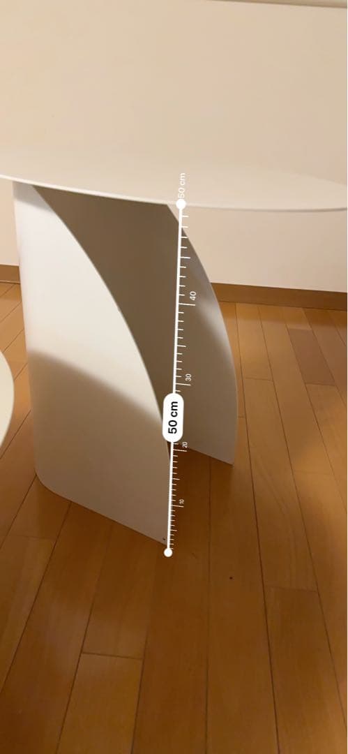 モダンデザイン ローテーブル （ホワイト）