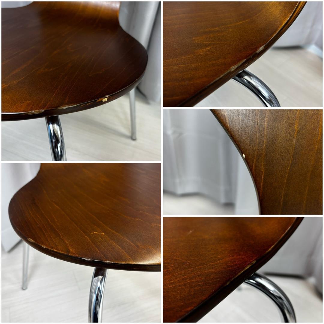 ニトリ スタッキングチェア スポット2 ブラウン 2脚セット - メルカリ