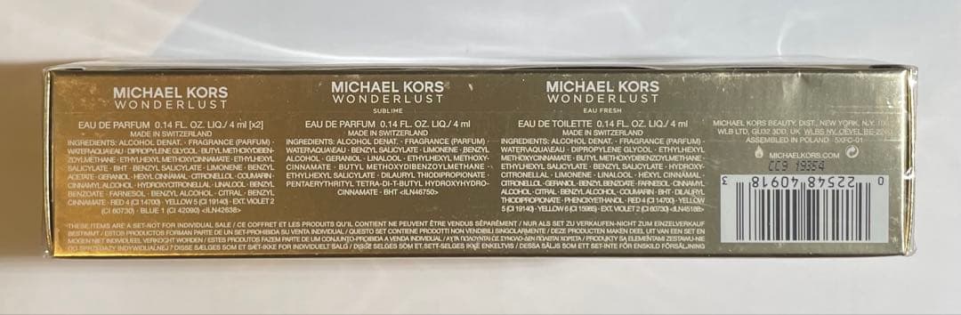 【TK】MICHAEL KORS WONDERLUST 4個セット