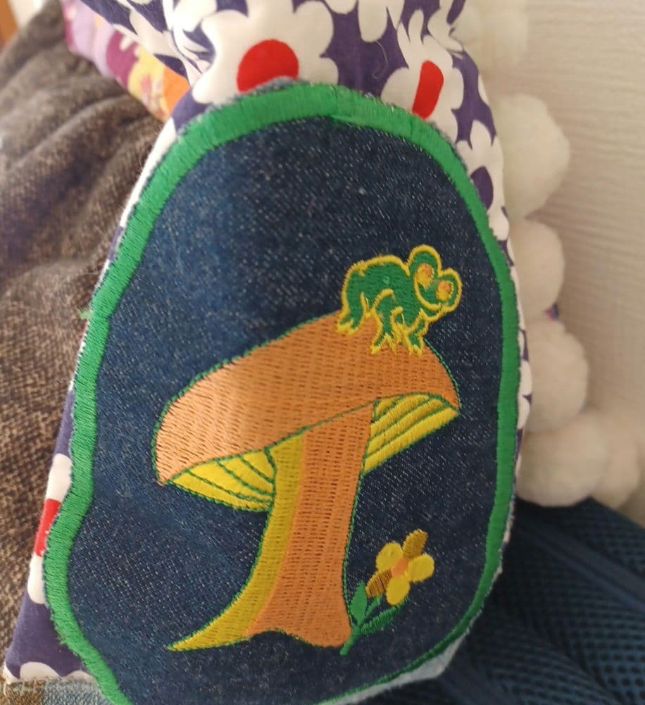 パッチワークハンドメイドバッグ