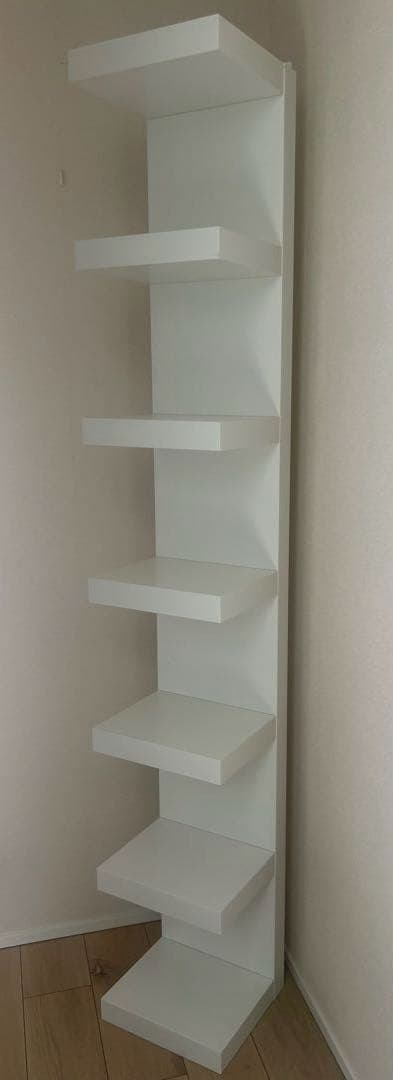 愛夢【送料込み】IKEA LACK ラック ホワイト 30x190 cm