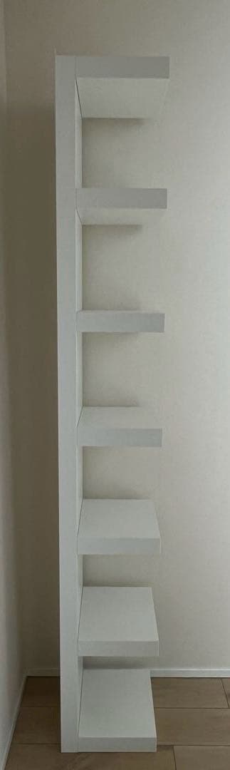 愛夢【送料込み】IKEA LACK ラック ホワイト 30x190 cm