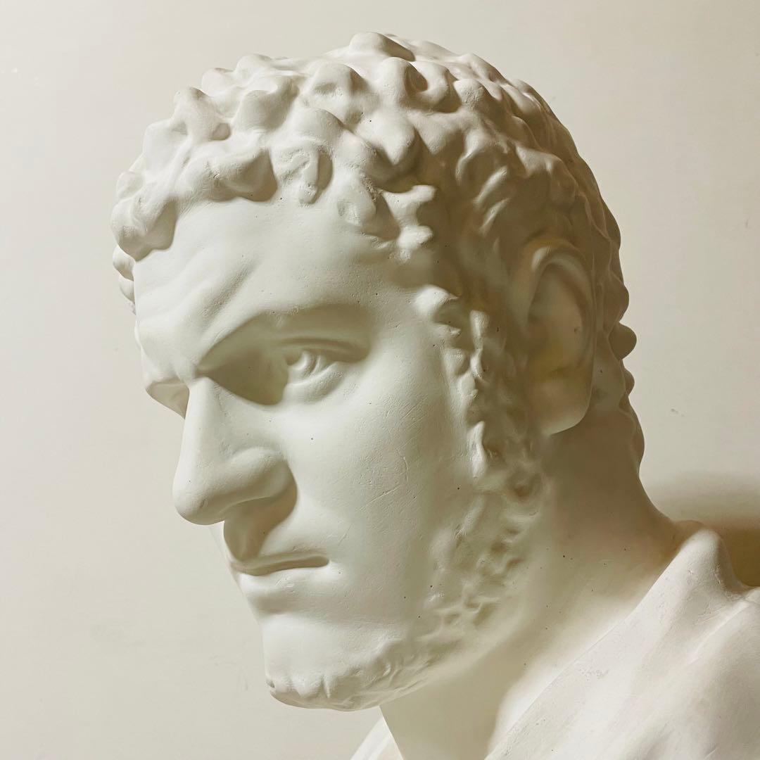 カラカラ帝 石膏像 胸像 デッサン 美術 アート オブジェ インテリア