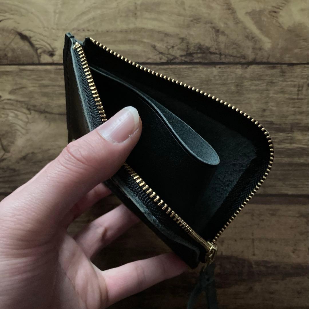 【生まれてきてごめんなさい様ご確認用】L字ファスナー コンパクトウォレット