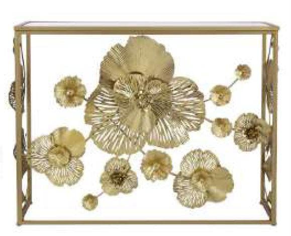 コンソール アイアン ゴールド ロータス モダン クラシック 85479CL