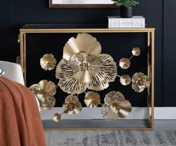 コンソール アイアン ゴールド ロータス モダン クラシック 85479CL