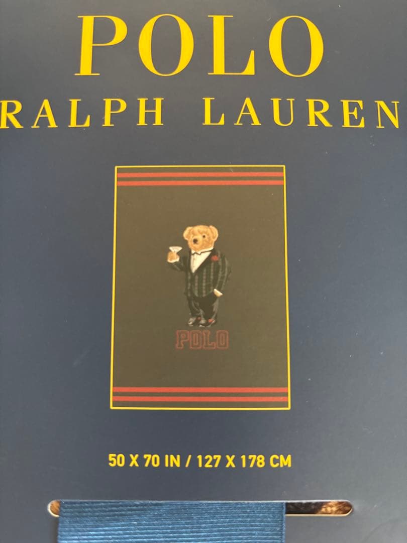 新品 ラルフローレン ポロベア ブランケット POLO Ralph Lauren