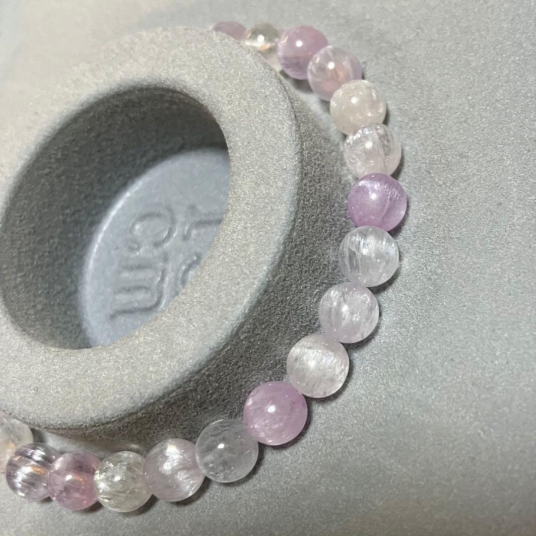 高品質　クンツァイトブレスレット15cm