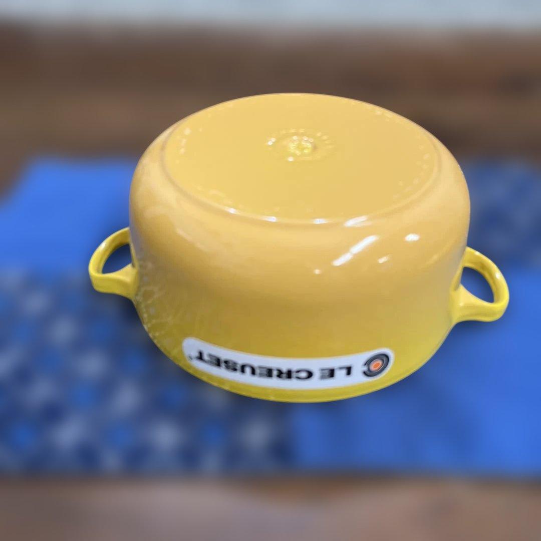 LE CREUSET両手鍋 20cm イエロー