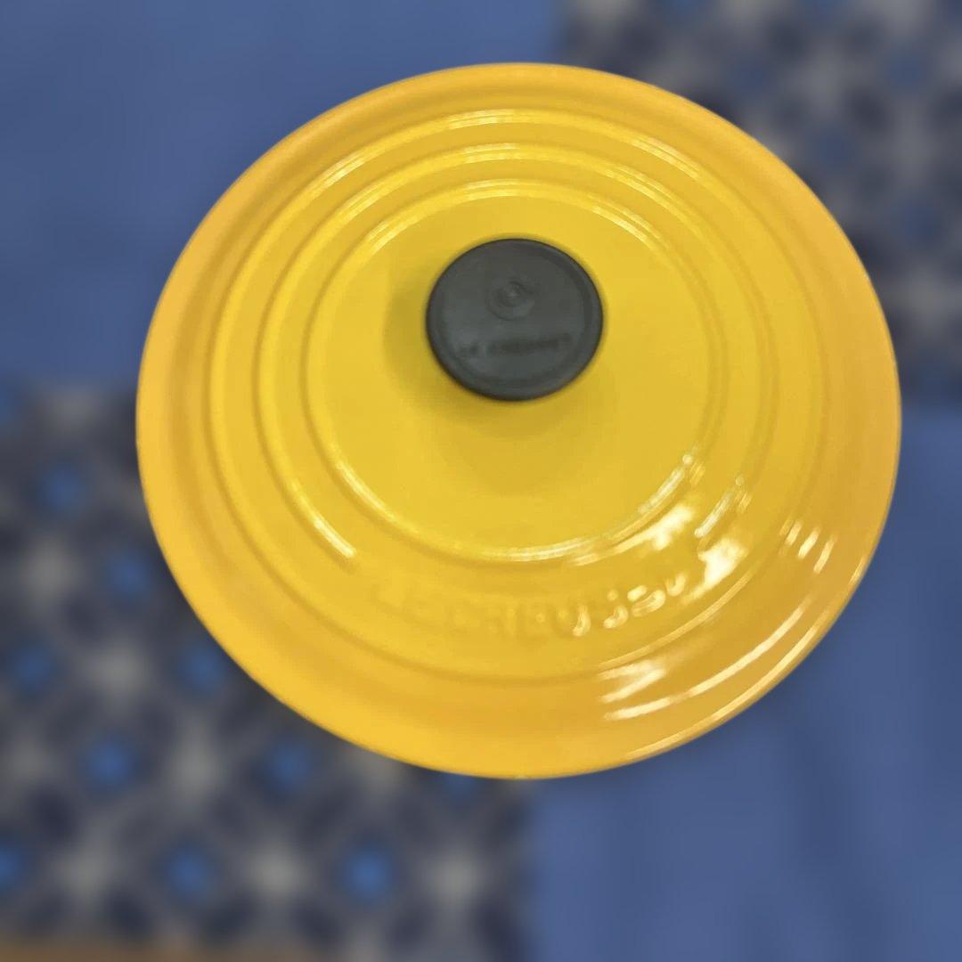 LE CREUSET両手鍋 20cm イエロー