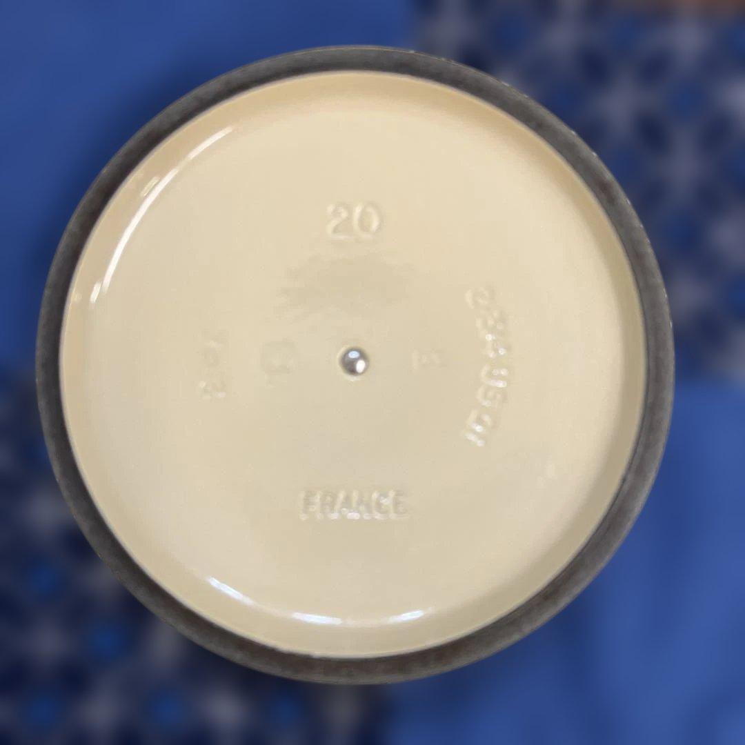 LE CREUSET両手鍋 20cm イエロー