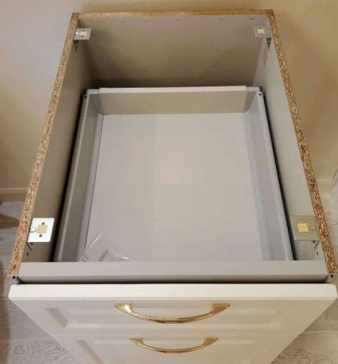 【永大産業】キッチン収納　クアルタホワイト