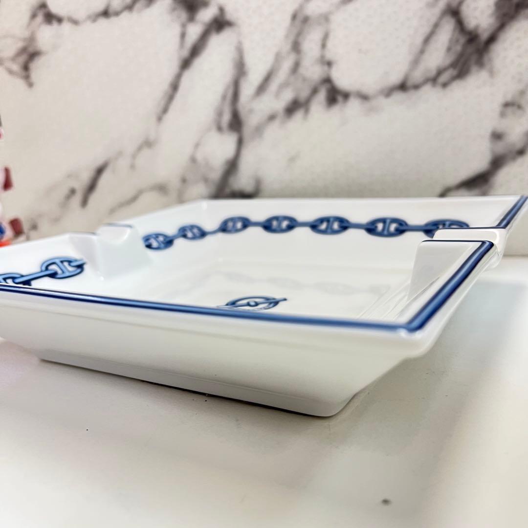 た*ま様 ⭐︎1 HERMES シェーヌダンクル 灰皿 陶器 アッシュトレイ ブ